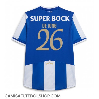 Camisa de time de futebol Porto Luuk de Jong #26 Replicas 1º Equipamento 2025-26 Manga Curta Camisa de time de futebol Porto Luuk de Jong #26 Replicas 1º Equipamento 2025-26 Manga Curta